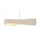 Accord Lighting 1653LED.48 Meandro Accord Pendant in Organic Cappuccino