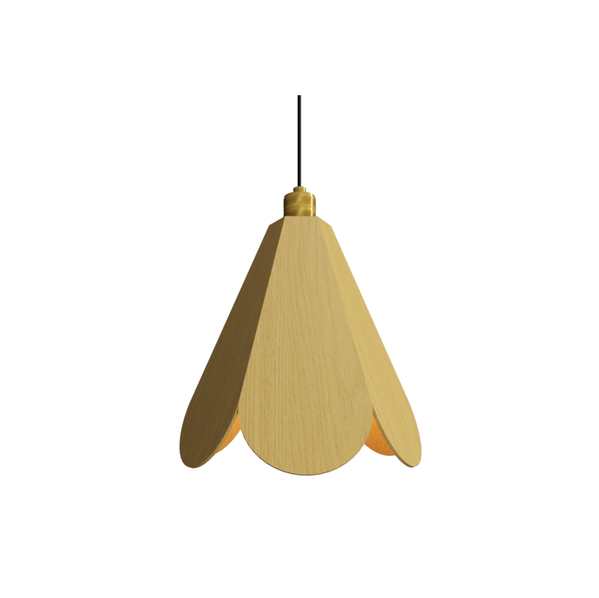 Accord Lighting 1655.49 Aura Accord Pendant in Organic Gold