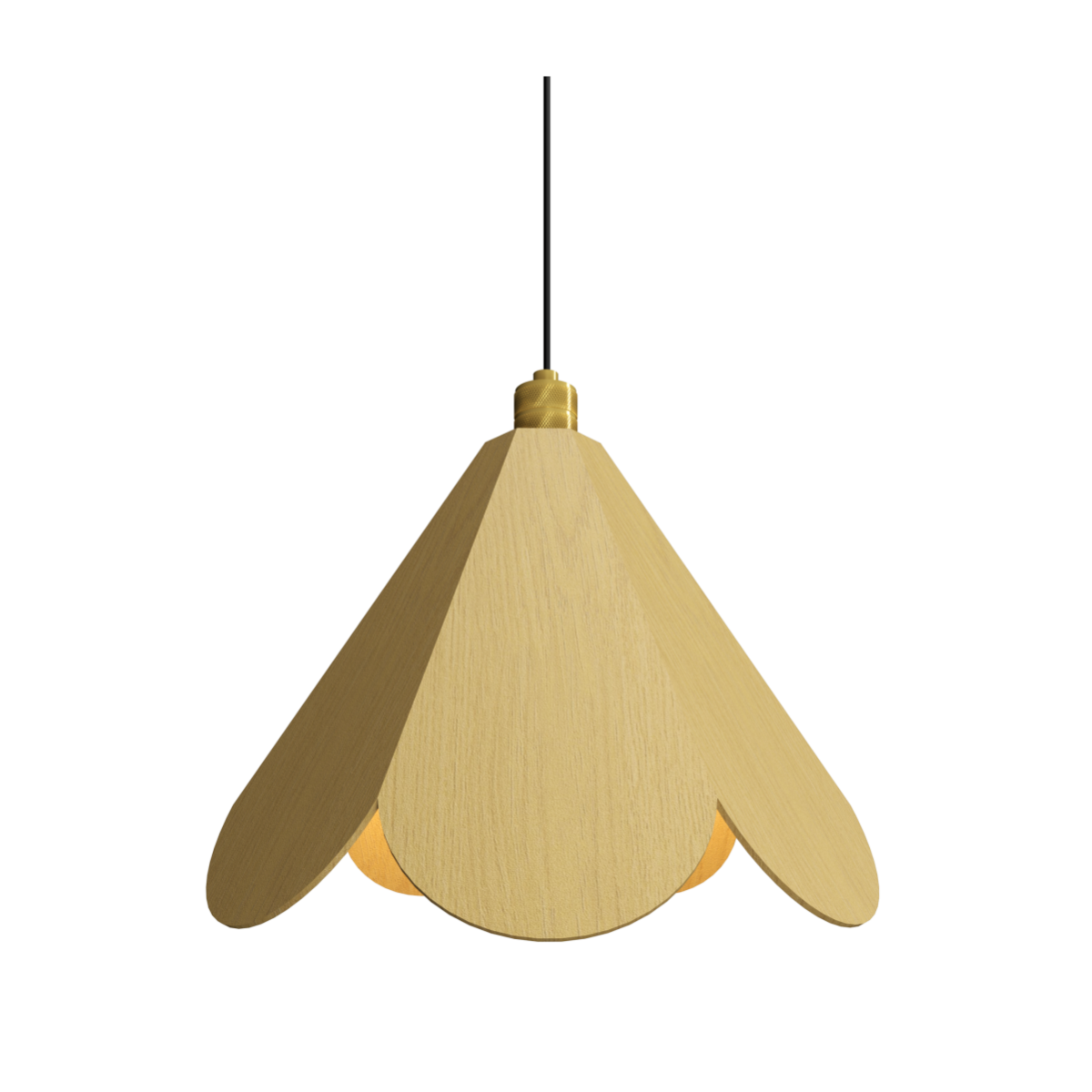 Accord Lighting 1656.49 Aura Accord Pendant in Organic Gold