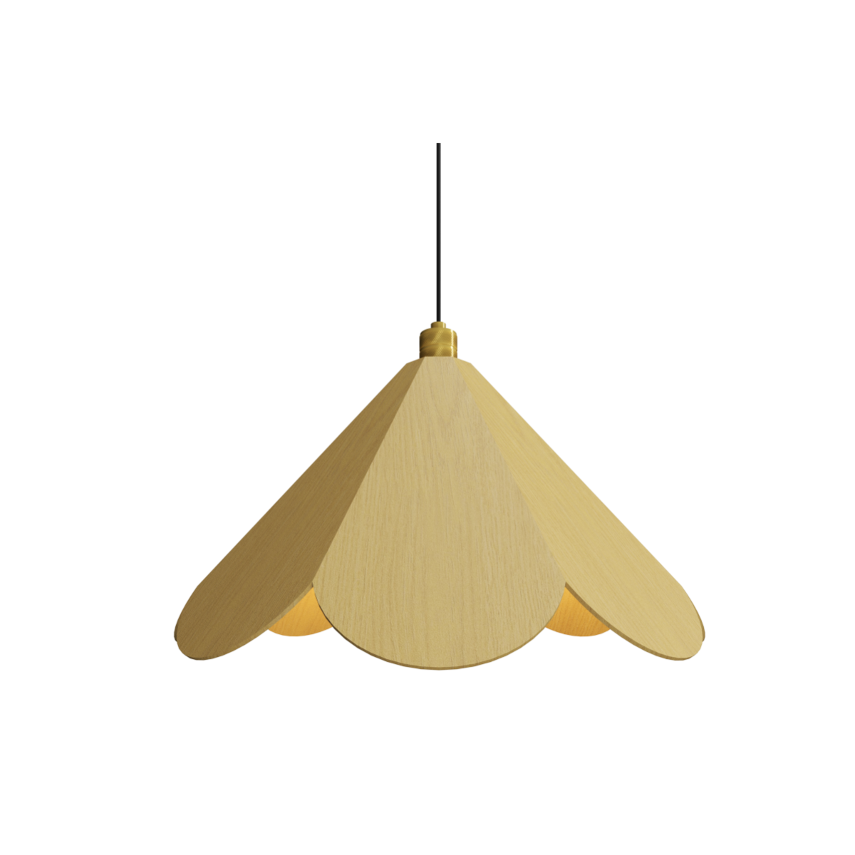 Accord Lighting 1657.49 Aura Accord Pendant in Organic Gold