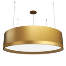 Accord Lighting 1550.49 Cylindrical Accord Pendant in Organic Gold
