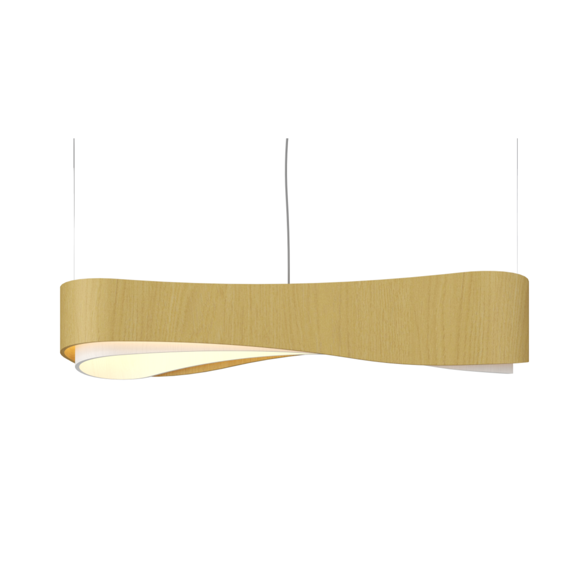 Accord Lighting 1653LED.49 Meandro Accord Pendant in Organic Gold