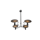Accord Lighting 1641.50 Dot Accord Pendant in Organic Grey