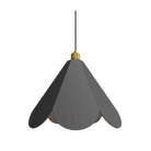 Accord Lighting 1656.50 Aura Accord Pendant in Organic Grey