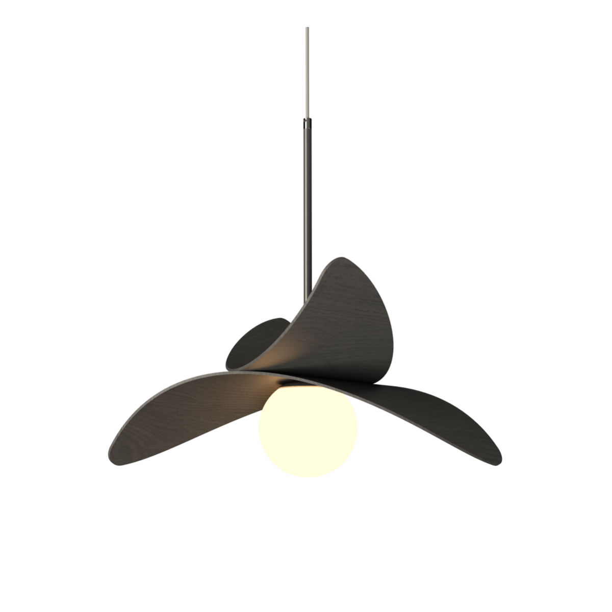 Accord Lighting 1647.50 Oyster Accord Suspension en gris organique