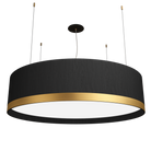 Accord Lighting 1550.50 Cylindrical Accord Pendant in Organic Grey