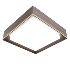Accord Lighting 5132LED.18 Squadro Accord Ceiling in American Walnut