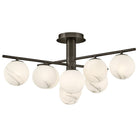 Fredrick Ramond FR41903BX Selene Semi-Flush Mount in Black Oxide