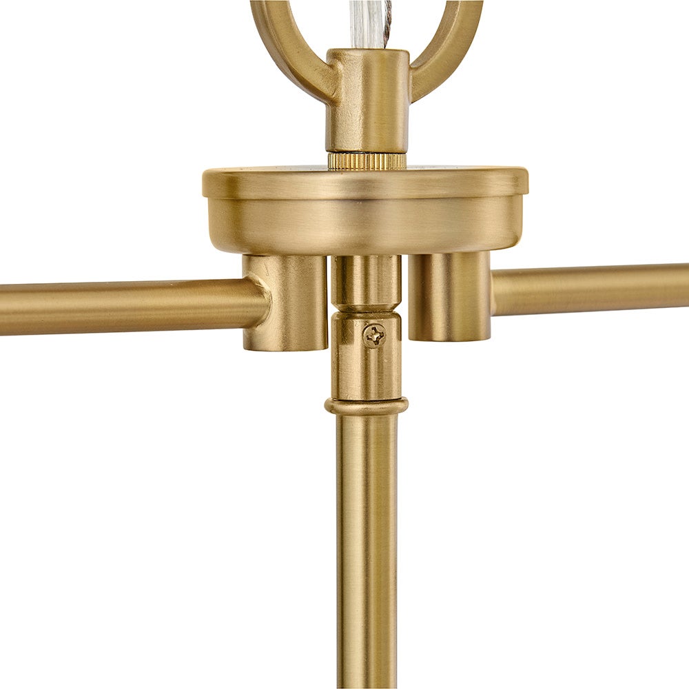 Lark 84275BK-LCB Tate Linear Chandelier in Black