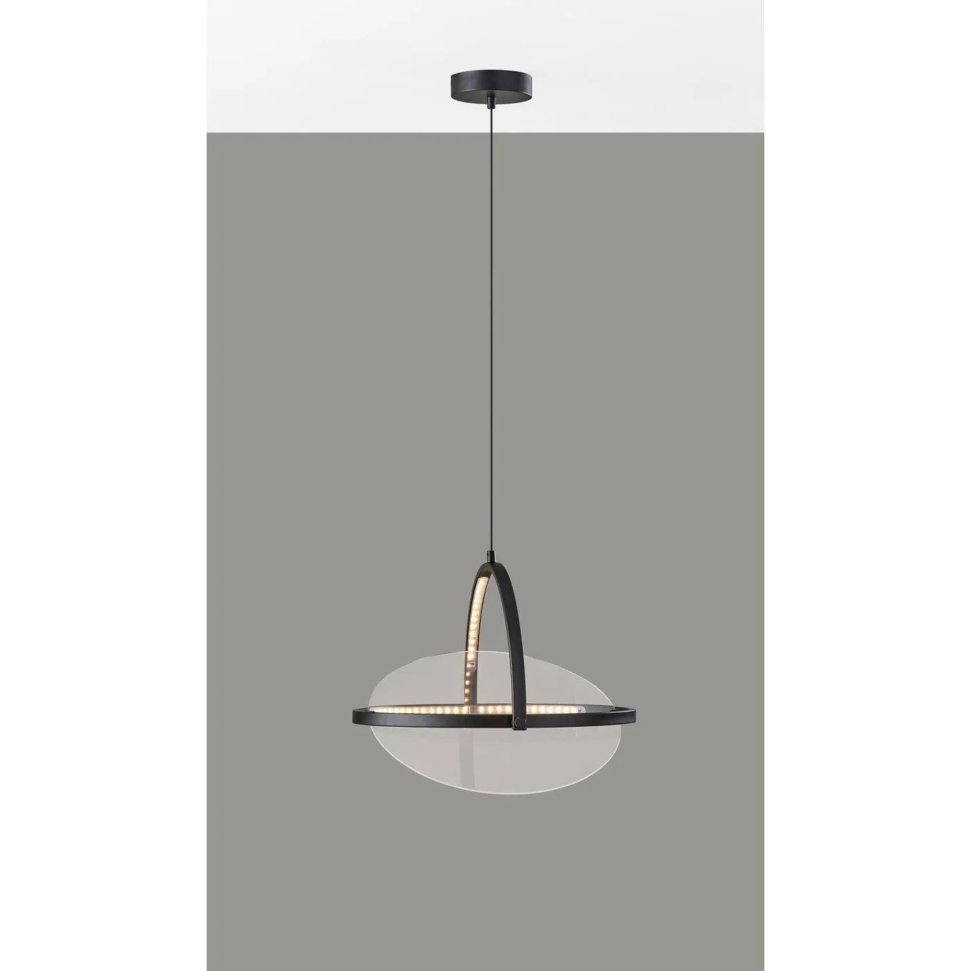 Adesso Home - AD9201-01 - LED Pendant - Orsa - Black