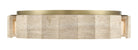 Eurofase 50205-011 Roslington Travertine LED Flush Mount in Gold
