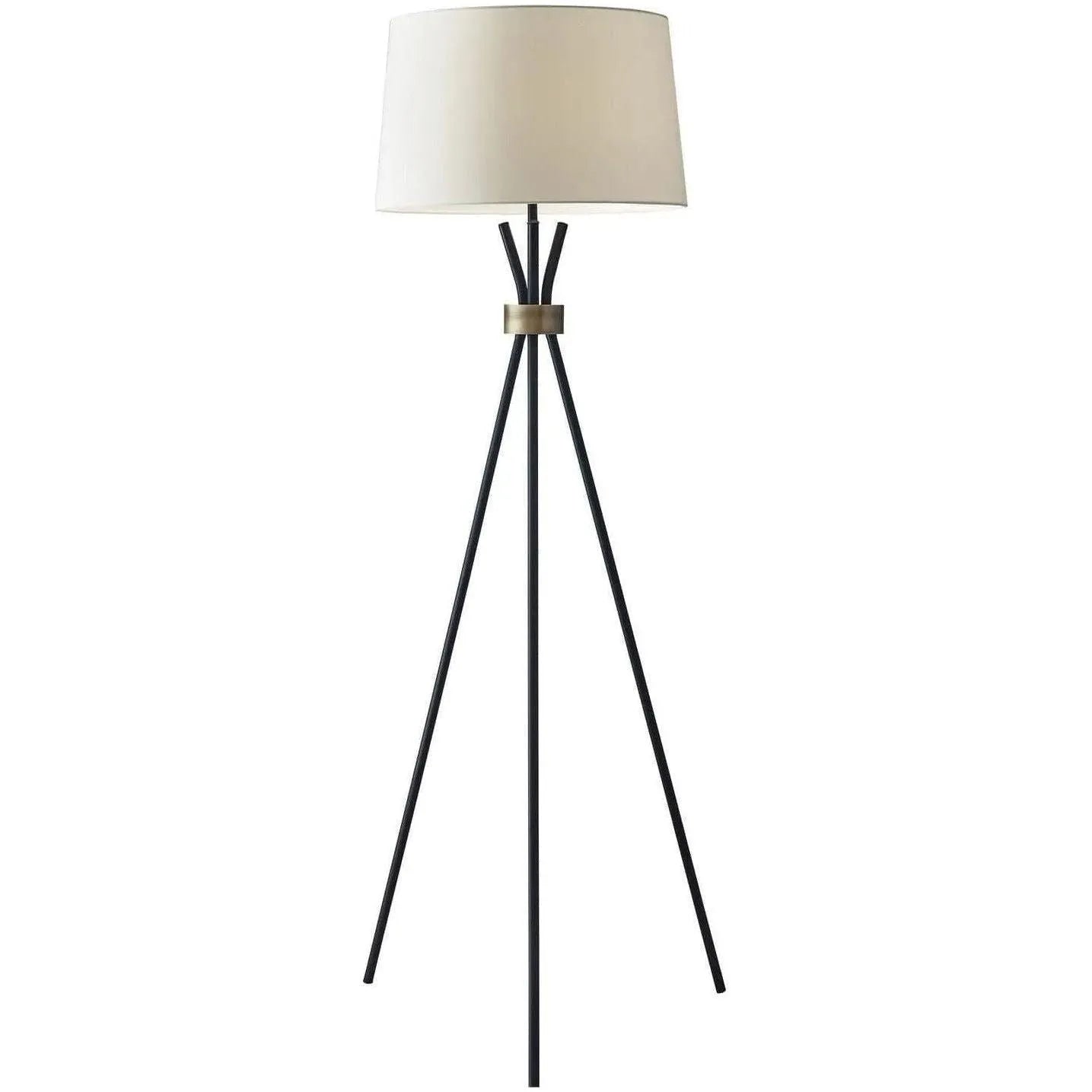 Adesso Home - Benson Floor Lamp - 3835-01 | Montreal Lighting & Hardware