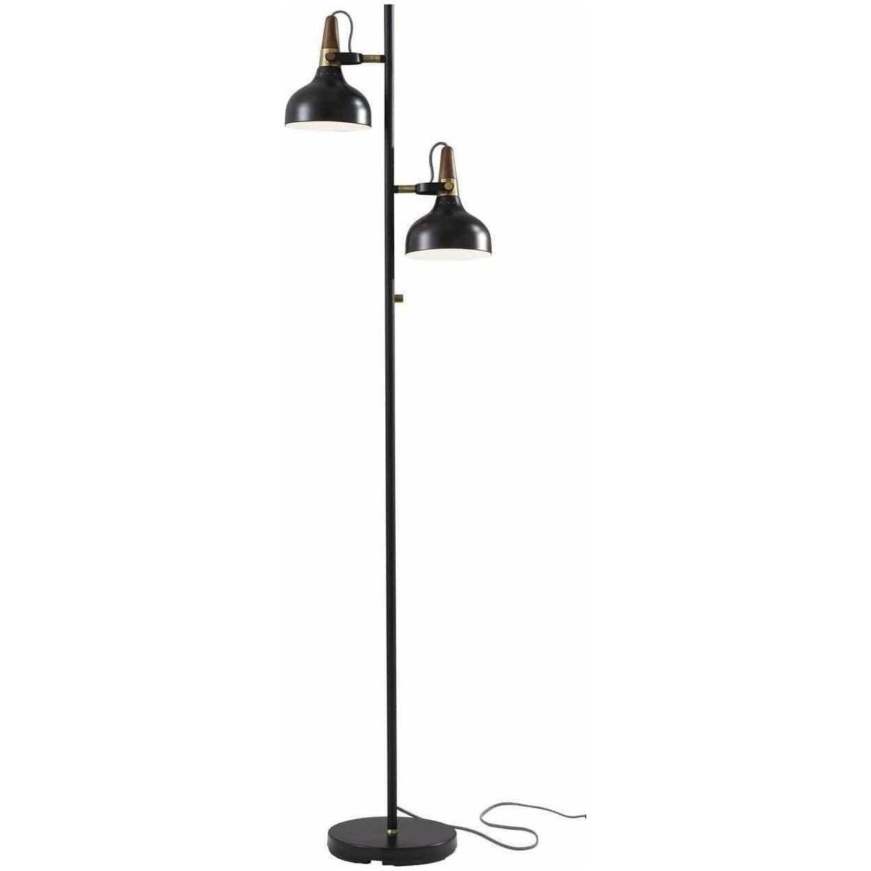 Adesso Home - Brunswick Floor Lamp - 3536-01 | Montreal Lighting & Hardware