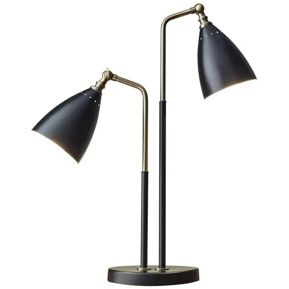 Adesso Home - Chelsea Two Light Desk Lamp - 3464-01 | Montreal Lighting & Hardware