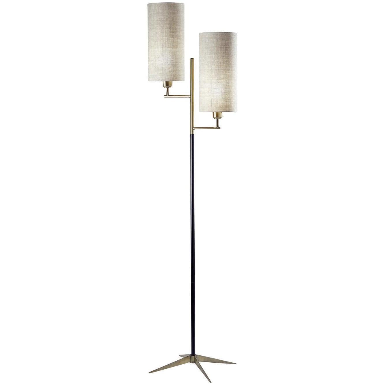 Adesso Home - Davis Floor Lamp - 3474-01 | Montreal Lighting & Hardware