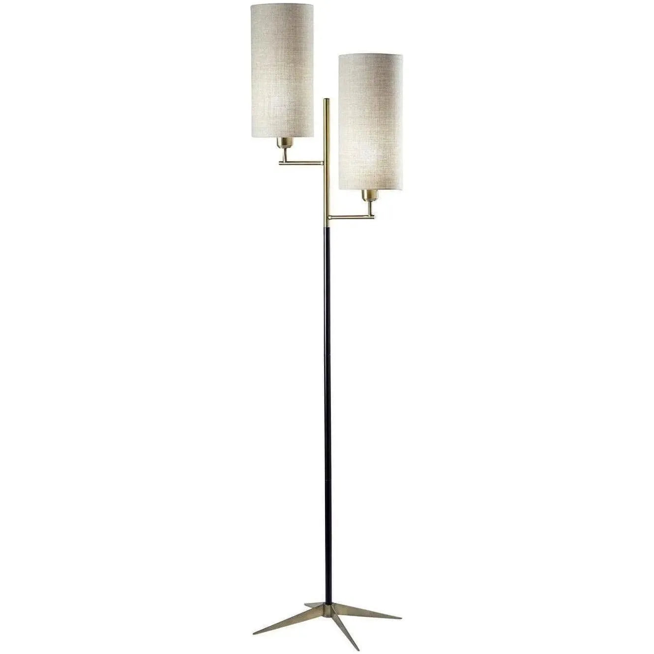 Adesso Home - Davis Floor Lamp - 3474-01 | Montreal Lighting & Hardware