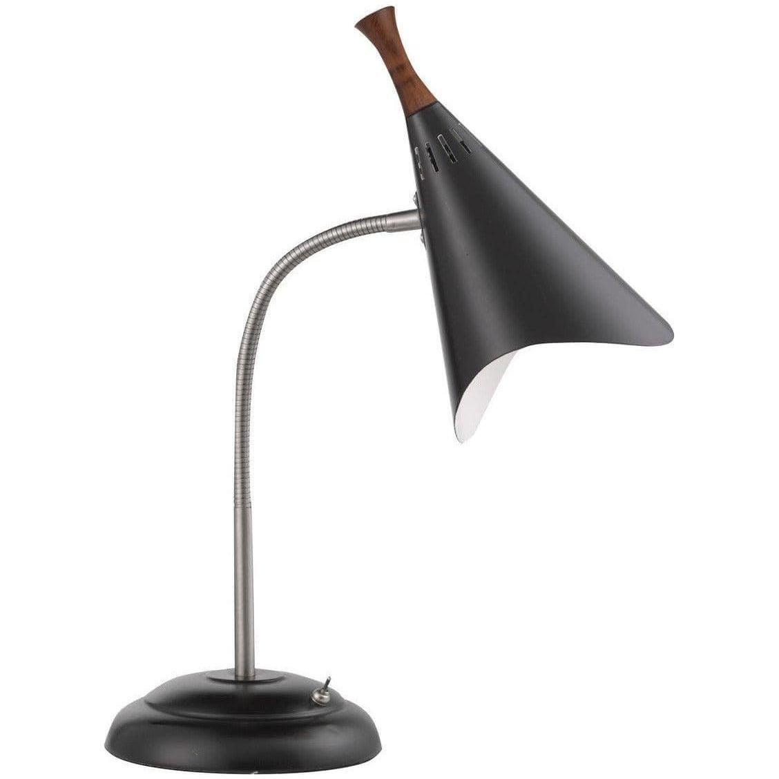 Adesso Home - Draper Gooseneck Desk Lamp - 3234-01 | Montreal Lighting & Hardware