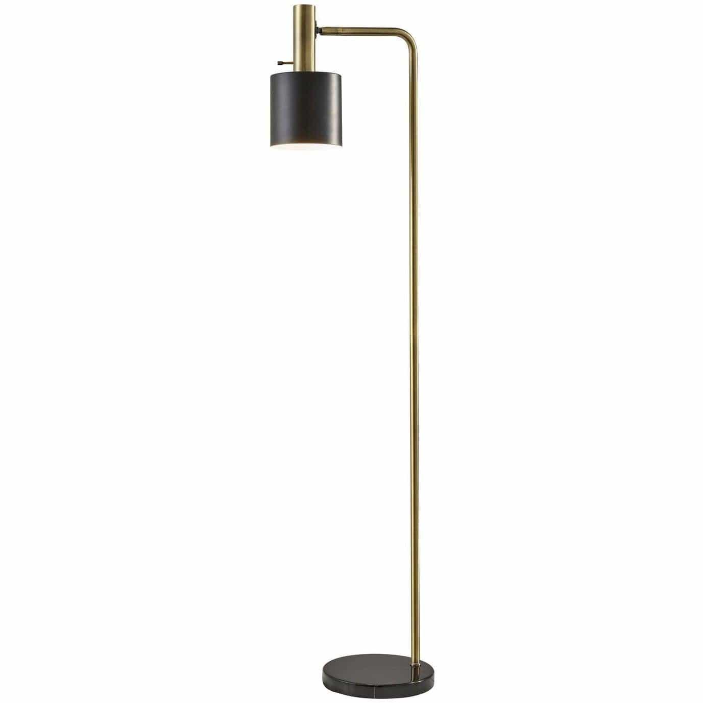 Adesso Home - Emmett Floor Lamp - 3159-01 | Montreal Lighting & Hardware