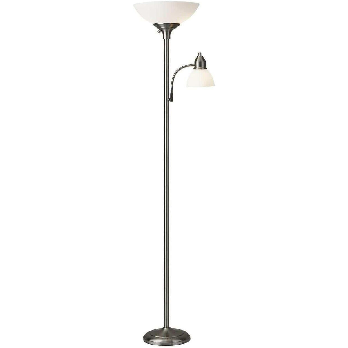 Adesso Home - Glenn Floor Combo Torchiere - 7508-22 | Montreal Lighting & Hardware