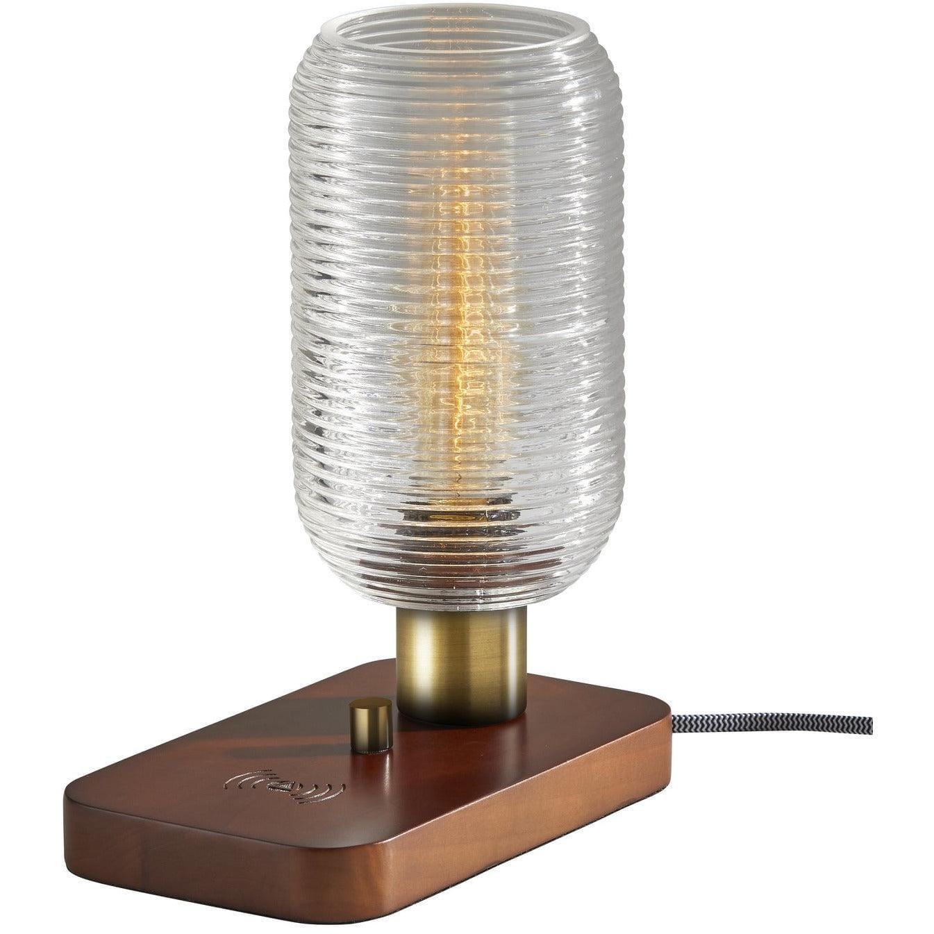 Adesso Home - Isaac Charging Table Lamp - 3419-21 | Montreal Lighting & Hardware