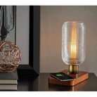 Adesso Home - Isaac Charging Table Lamp - 3419-21 | Montreal Lighting & Hardware