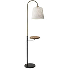 Adesso Home - Jeffrey Shelf Floor Lamp w/ Charging Station - 3408-21 | Montreal Lighting & Hardware