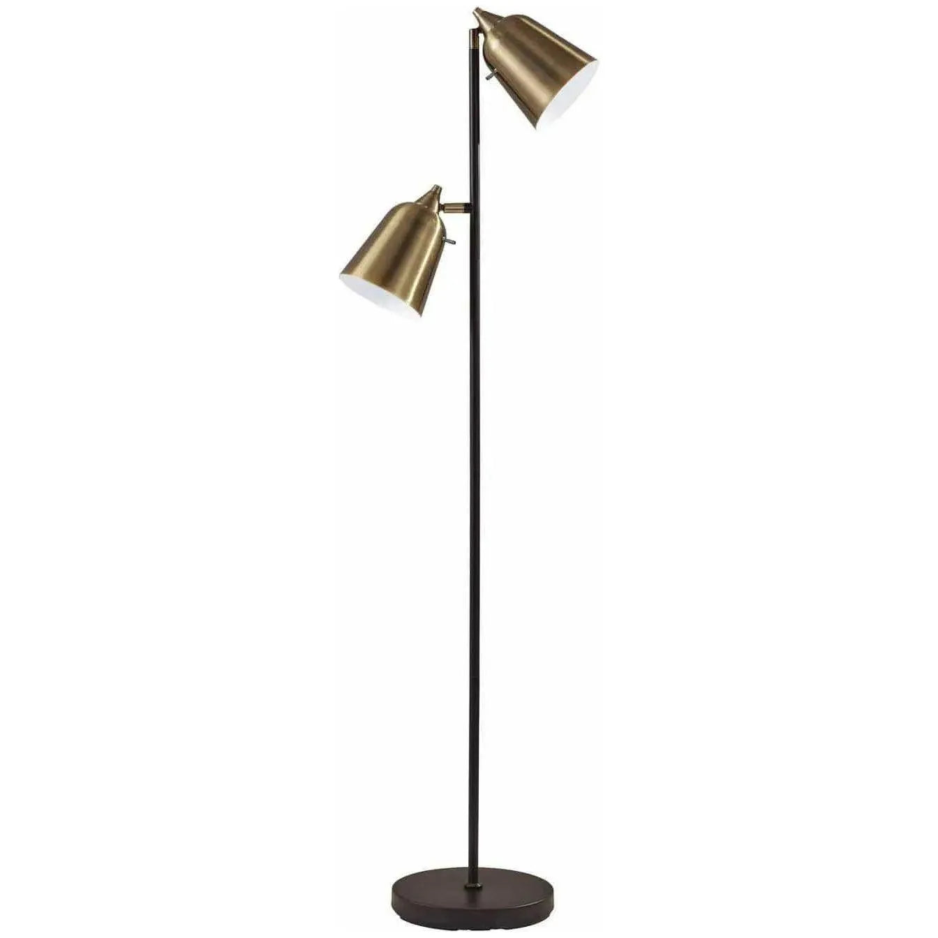 Adesso Home - Malcolm Floor Lamp - 3237-01 | Montreal Lighting & Hardware
