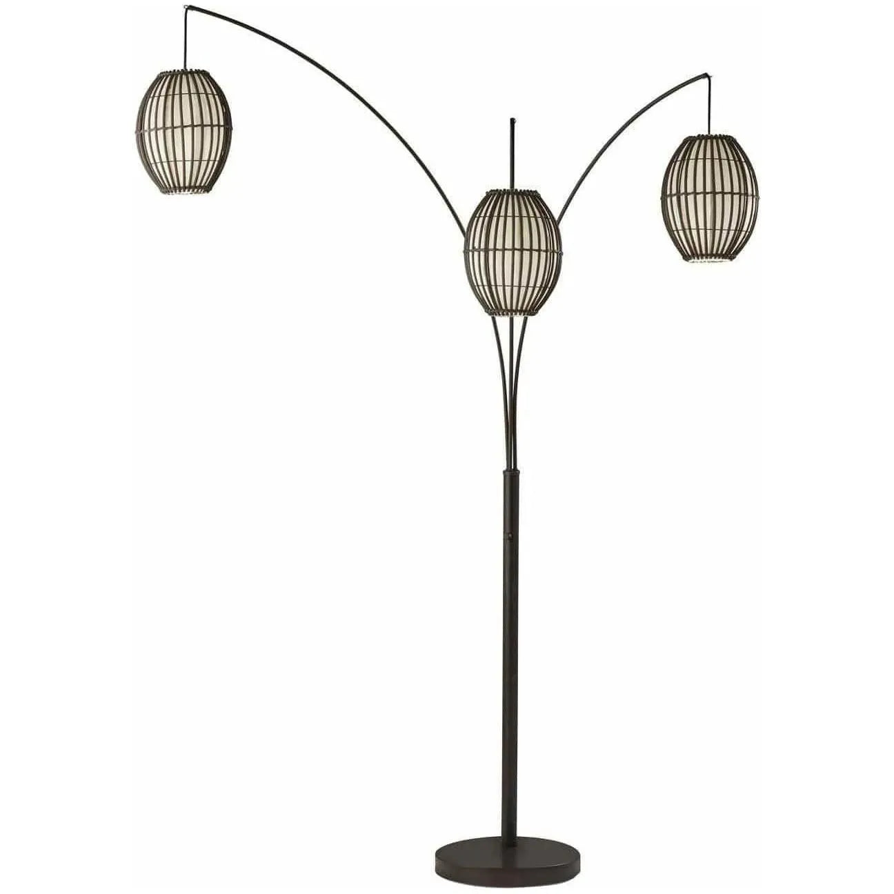Adesso Home - Maui Arc Floor Lamp - 4026-26 | Montreal Lighting & Hardware
