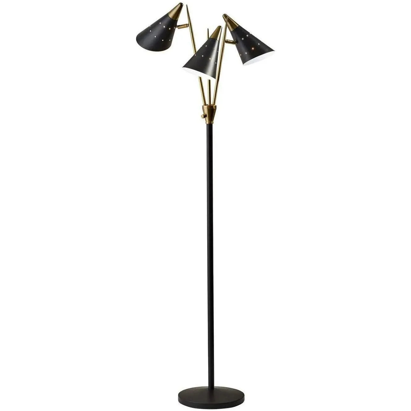 Adesso Home - Nadine Floor Lamp - 3249-01 | Montreal Lighting & Hardware