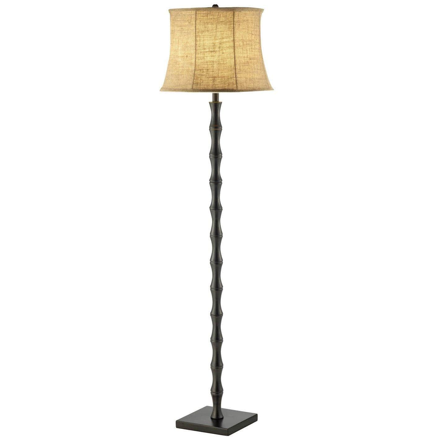 Adesso Home - Stratton Floor Lamp - 1523-01 | Montreal Lighting & Hardware