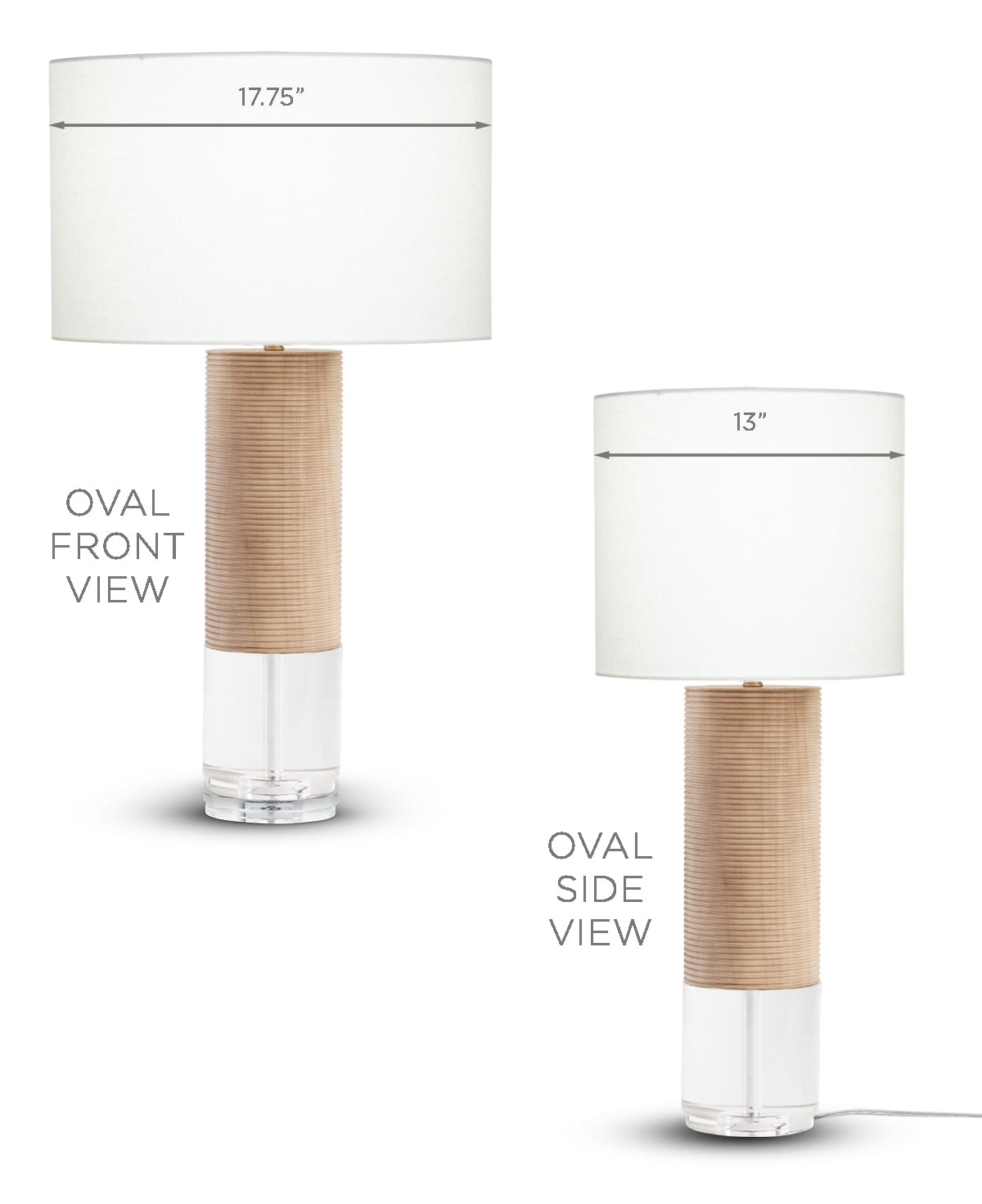 Admiral Table Lamp - FLO-4615-OVAL-OWL