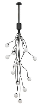 Europhase 50256-013 Athena LED Suspendu en noir mat