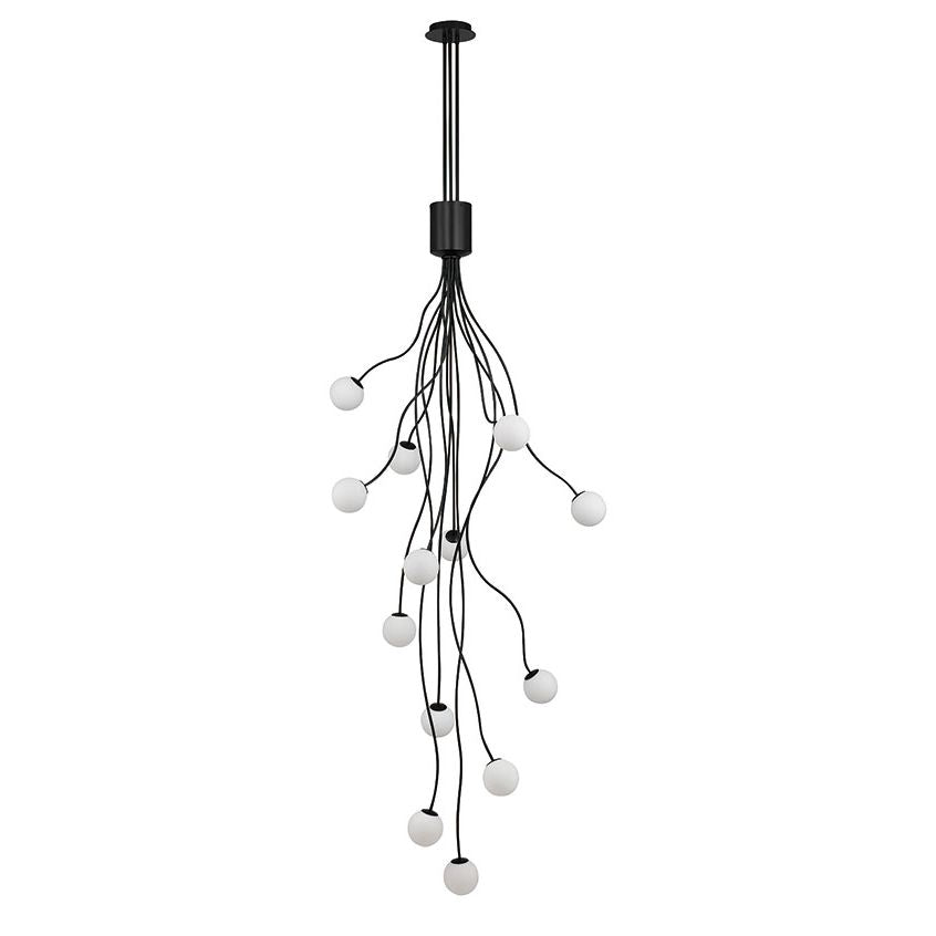 Europhase 50256-013 Athena LED Suspendu en noir mat