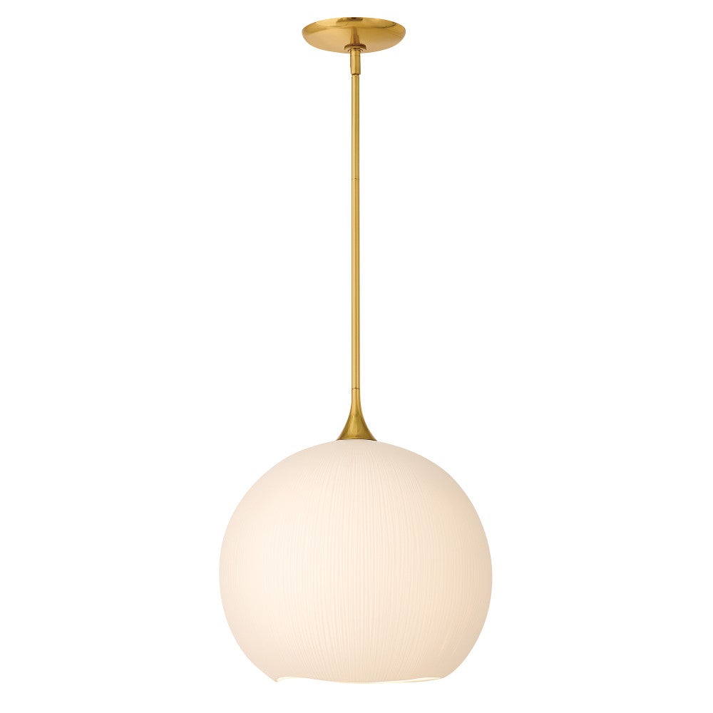 Fredrick Ramond FR47304UB Porcelaine d'Antibes Suspension en laiton non verni