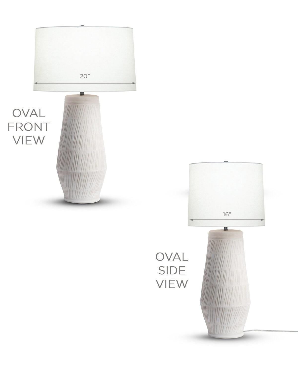 Alden Table Lamp - FLO-4585-OVAL-OWL