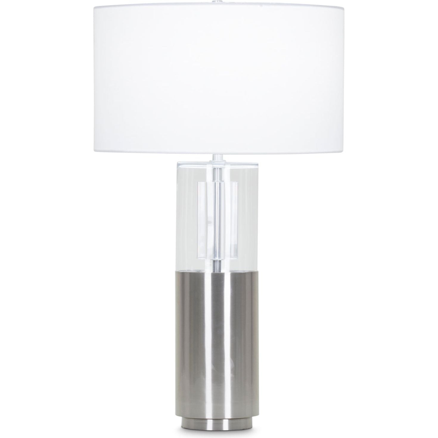 Flow Decor-3961-WHL-Table Lamps-Alexander-Silver