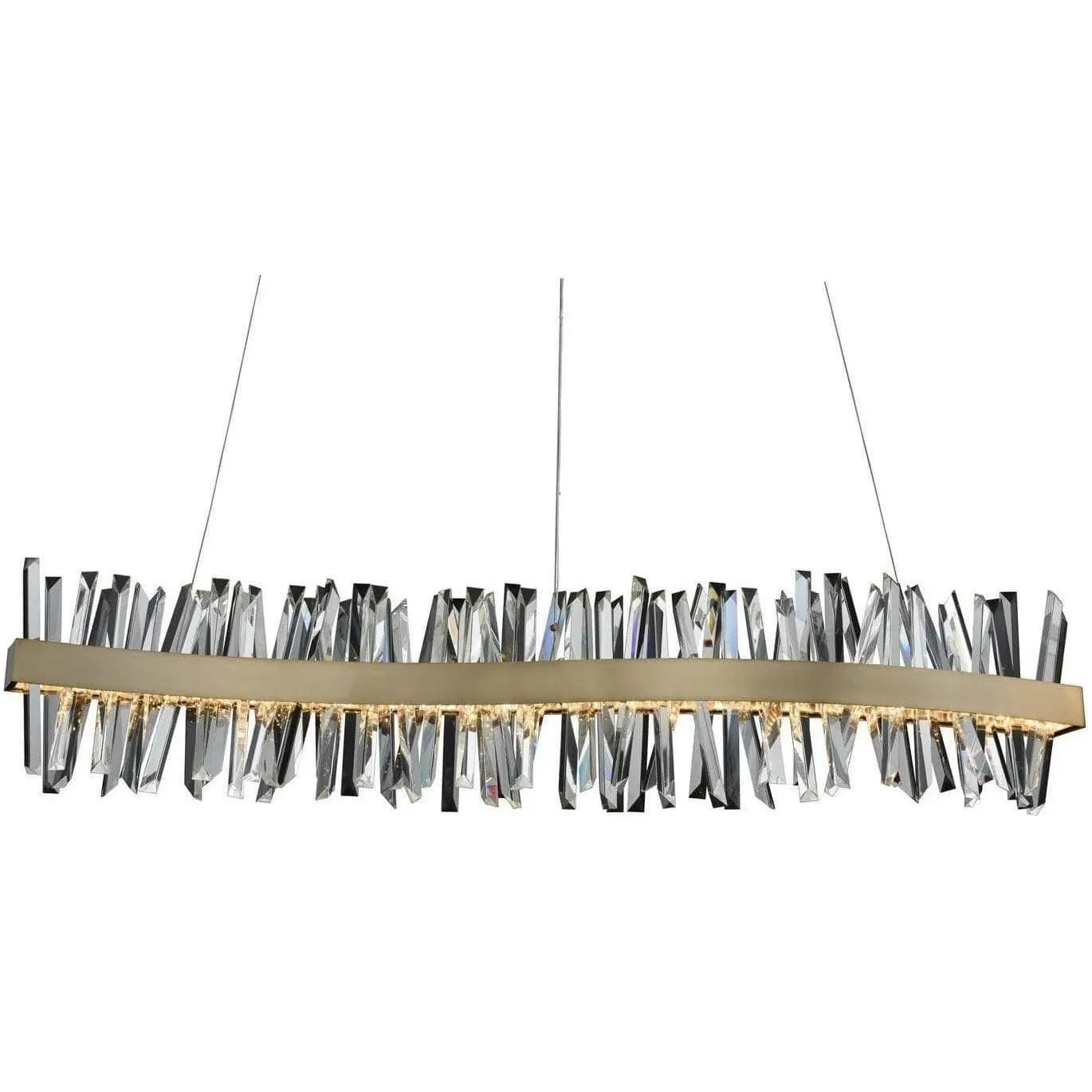 Allegri - Glacier LED Linear Suspension - 030258-038 | Montreal Lighting & Hardware
