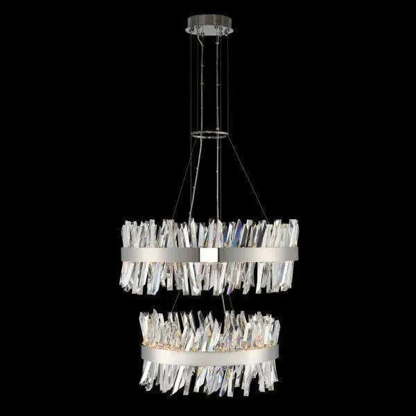 Allegri - Glacier Two Tier LED Pendant - 030256-010 | Montreal Lighting & Hardware