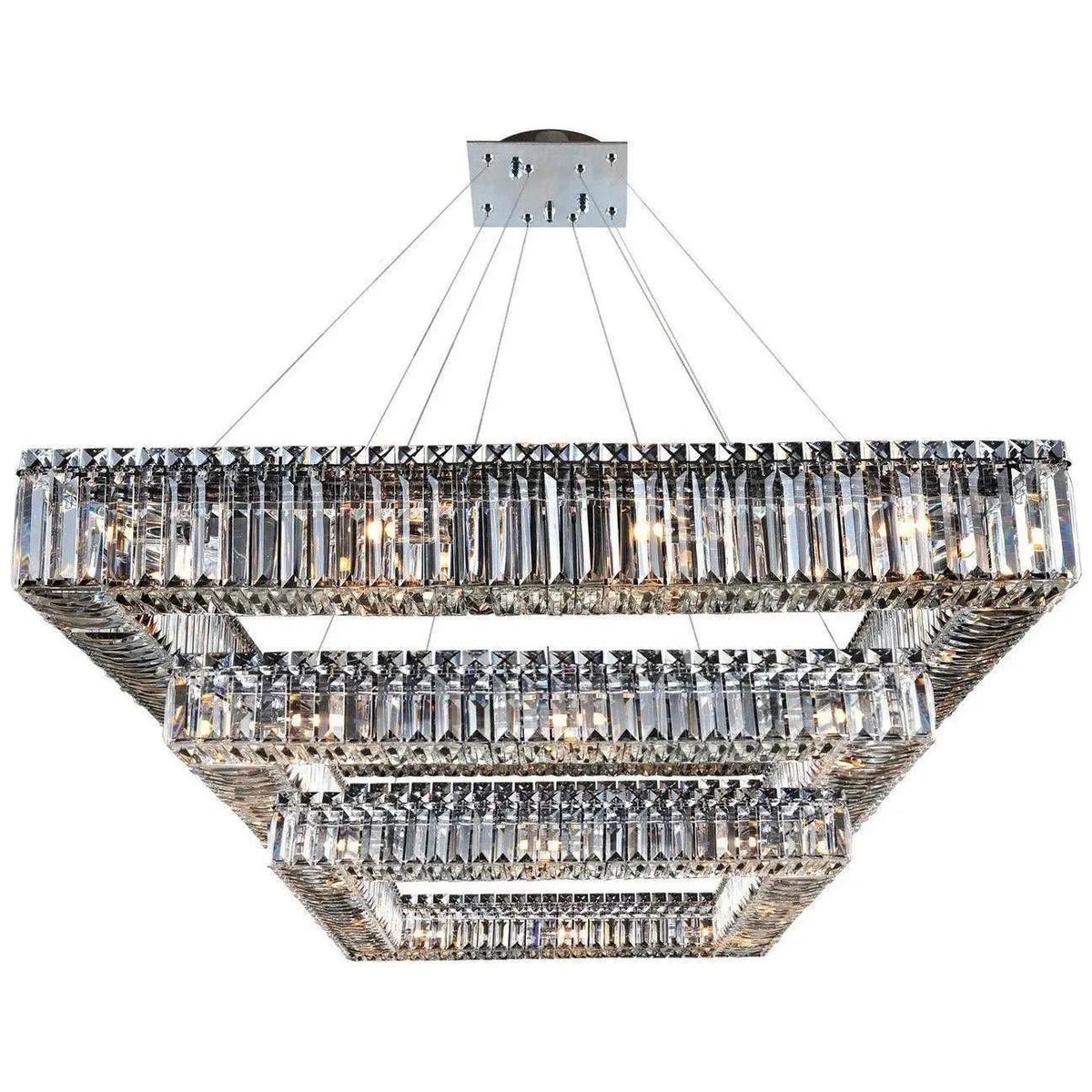 Allegri - Quadro Three-Tier Pendant - 11780-010-FR001 | Montreal Lighting & Hardware