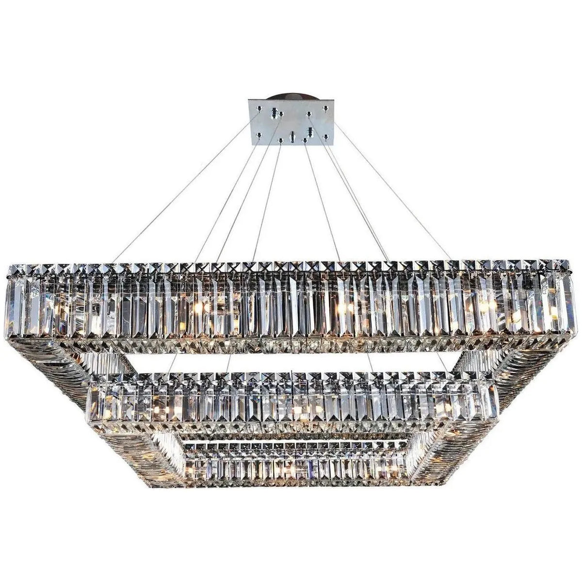 Allegri - Quadro Two-Tier Pendant - 11781-010-FR001 | Montreal Lighting & Hardware