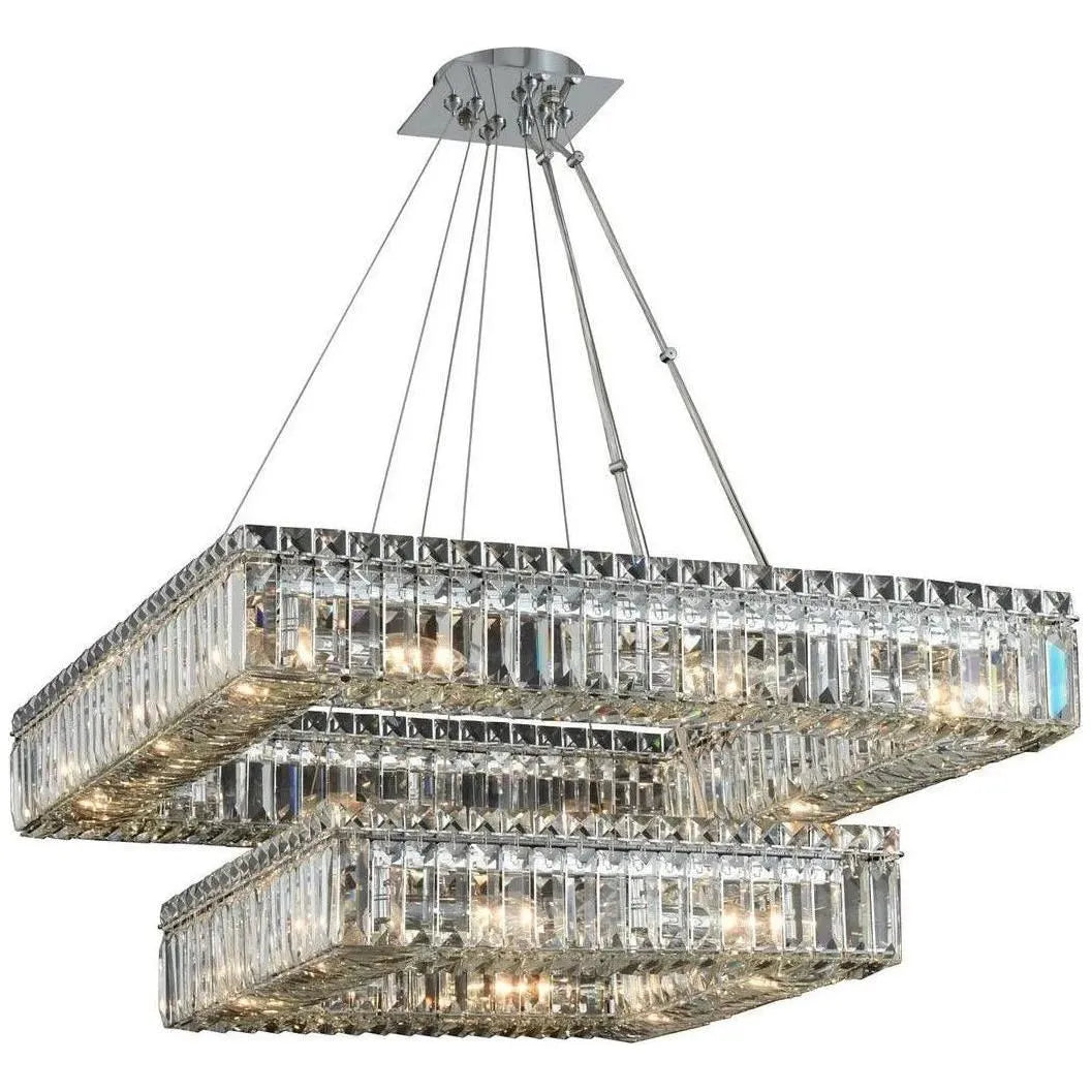 Allegri - Quadro Two-Tier Pendant - 11782-010-FR001 | Montreal Lighting & Hardware