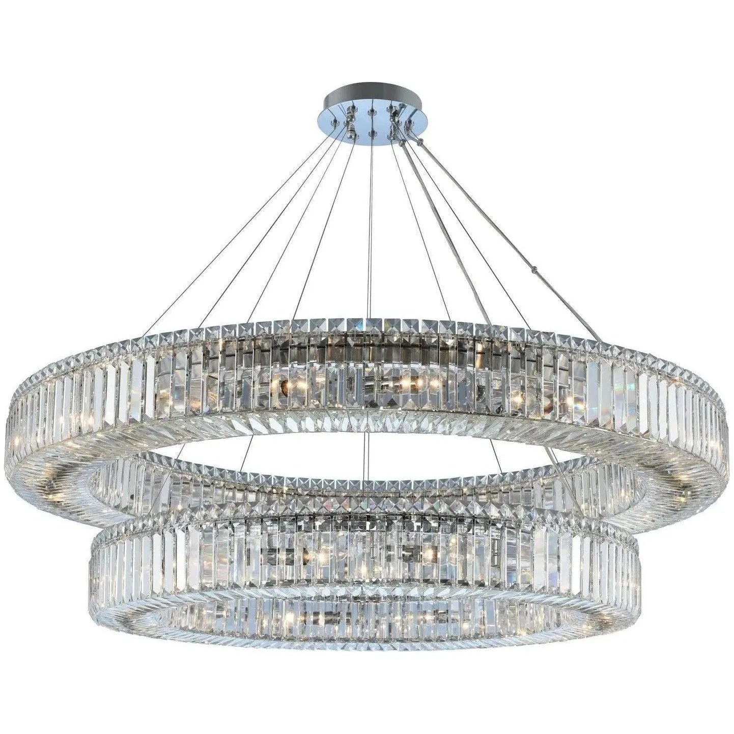 Allegri - Rondelle Two-Tier Pendant - 11773-010-FR001 | Montreal Lighting & Hardware