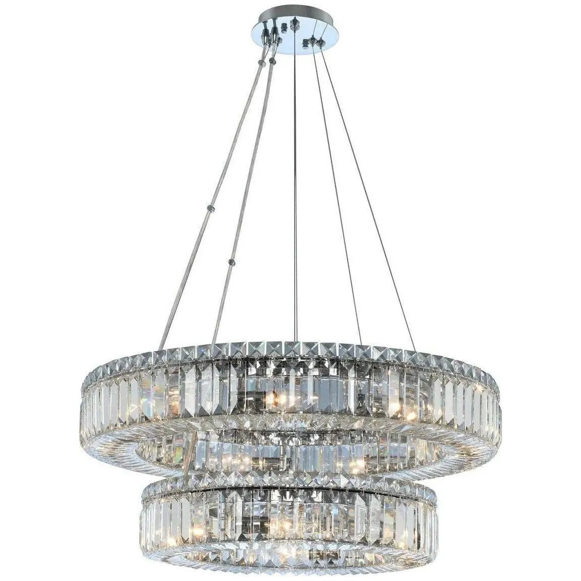 Allegri - Rondelle Two-Tier Pendant - 11775-010-FR001 | Montreal Lighting & Hardware