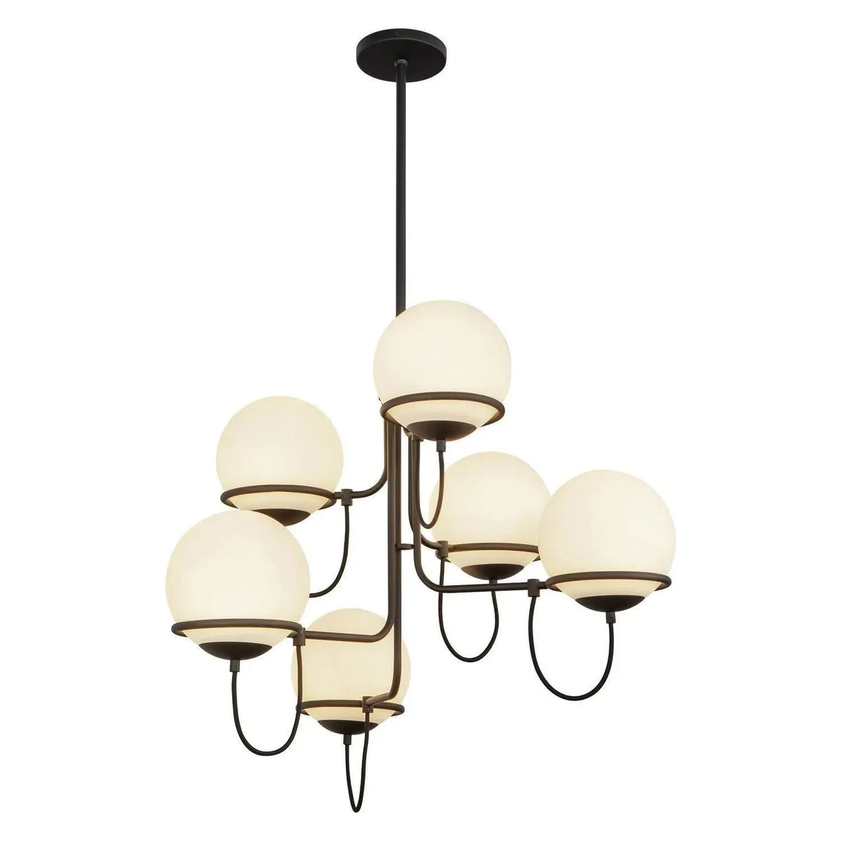 Alora Lighting - Alba Chandelier - CH458632MBOP | Montreal Lighting & Hardware