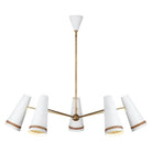 Alora Lighting - Brickell Chandelier - CH342545MWHL | Montreal Lighting & Hardware