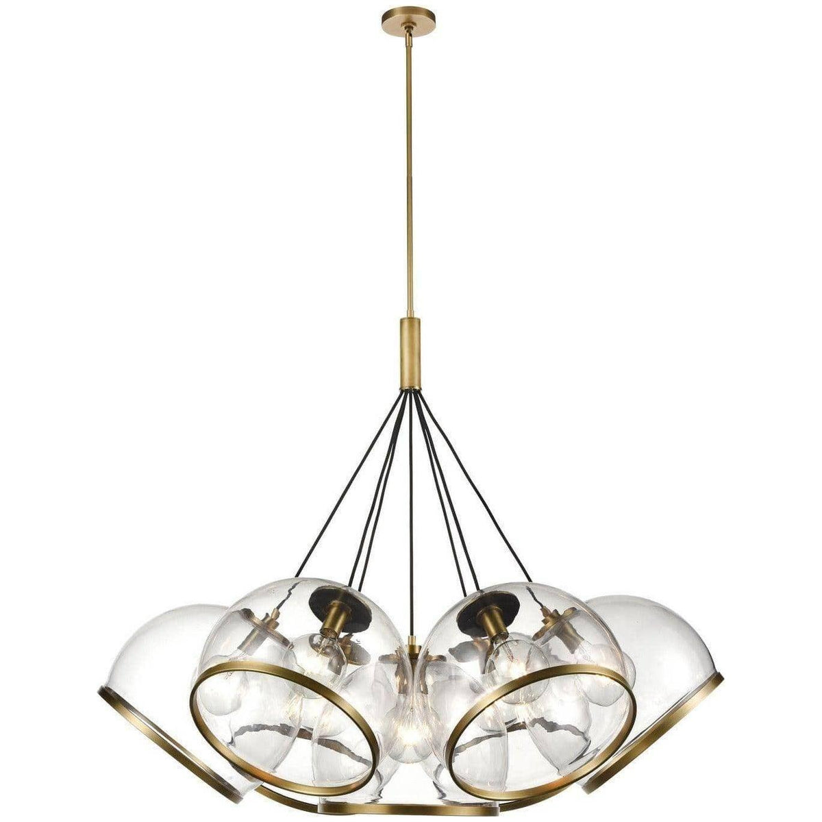 Alora Lighting - Coast Chandelier - PD304007VBCG | Montreal Lighting & Hardware