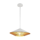Alora Lighting - Daphne Pendant - PD633215WHBR | Montreal Lighting & Hardware