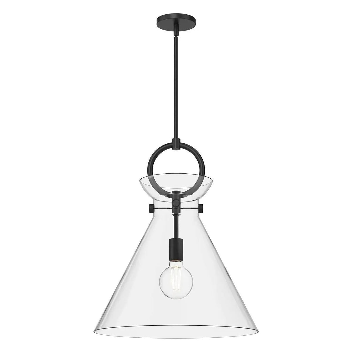 Alora Lighting - Emerson Pendant - PD412518MBCL | Montreal Lighting & Hardware
