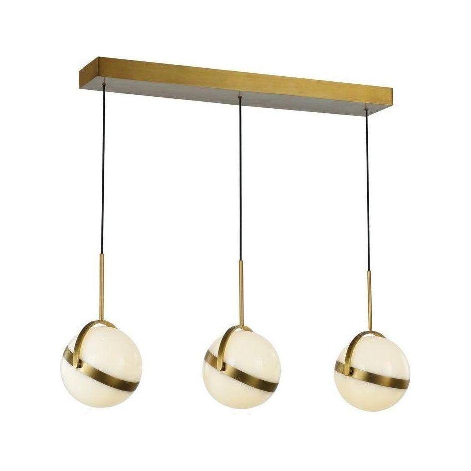 Alora Lighting - Globo LED Linear Pendant - LP301003SG | Montreal Lighting & Hardware