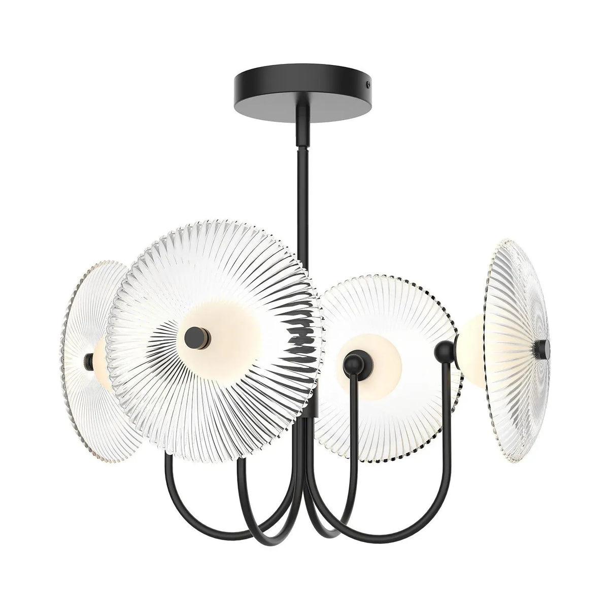Alora Lighting - Hera LED Pendant - PD417904MBCR | Montreal Lighting & Hardware